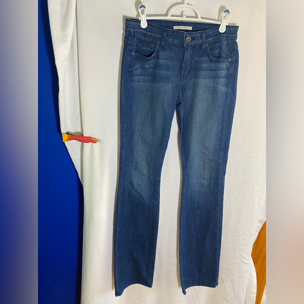 Rich & Skinny Straight Leg Jeans, Size 27
